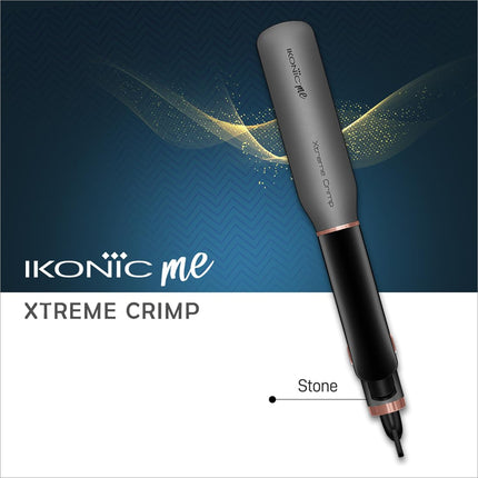 Xtreme Crimp hair crimper for women from Ikonic, ideal for creating textured and volumized hairstyles quickly.