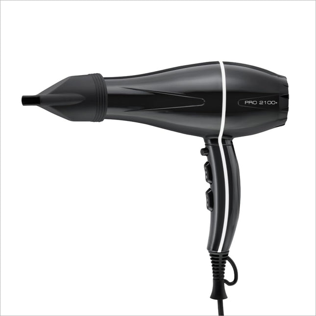 Ikonic Pro 2100 + Hair Dryer| 2000W| Black| Low Noise