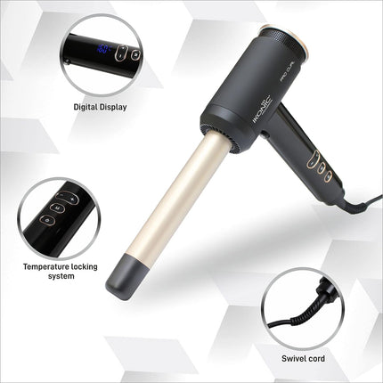 IKONIC Pro curl- Hair Curler Black - Pro curl