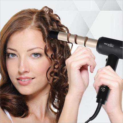 IKONIC Pro curl- Hair Curler Black - Pro curl