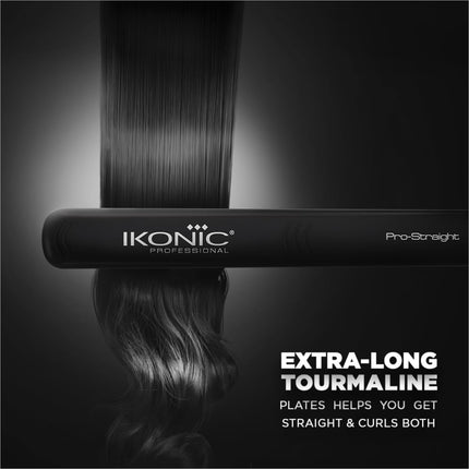 Ikonic Pro Straight Hair Straightener Black| Floating