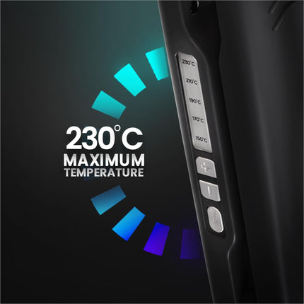 Ikonic Pro Straight Hair Straightener Black| Floating