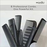 The lightweight and anti-static Ikonic Professional Pro Comb Set, designed for precision, perfect for a professional comb set.