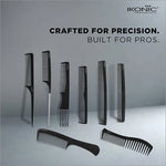 All-inclusive Ikonic Professional Pro Comb Set, crafted for durability and heat resistance, essential for any professional comb set.
