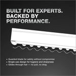 Ikonic Professional Pro Texturizing Razor Blades in packaging - 10 professional razor blades for salon-quality performance.