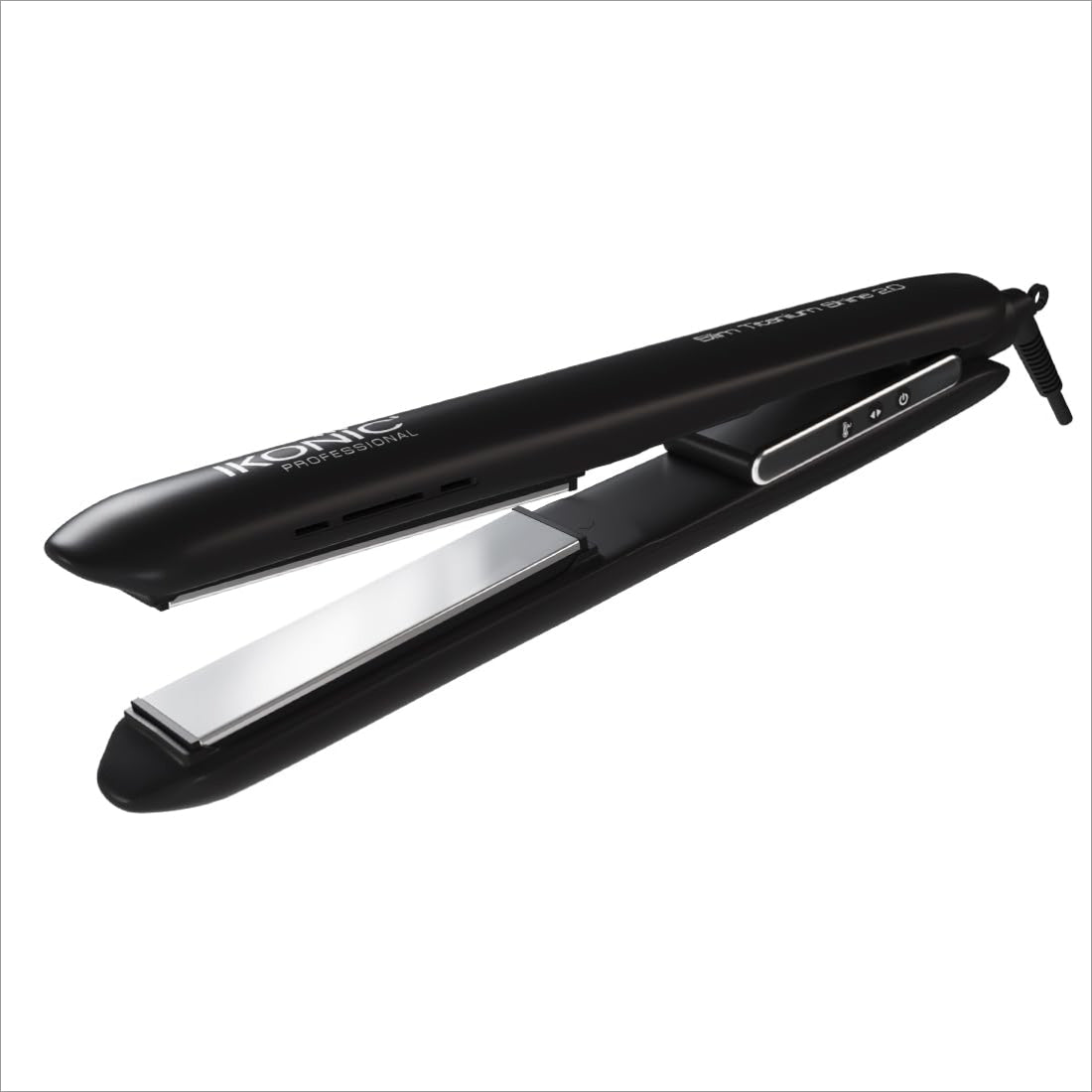 Ikonic Slim Titanium Shine Hair Starightener Black|