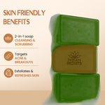Indian Secrets Salicylic Acid and Neem Scrub Soap benefits