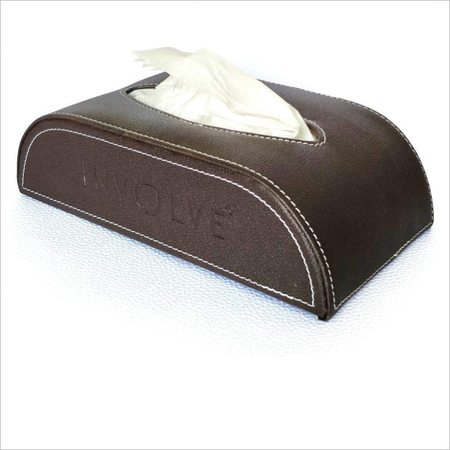 Involve Luxury Tissue Box | Art Leather with Premium Tissue