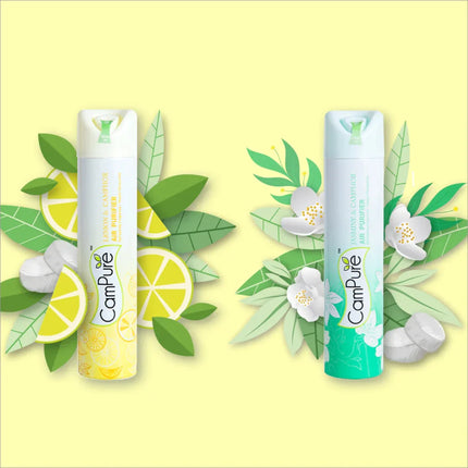 Mangalam CamPure Air Freshener - Lemon & Jasmine - Home