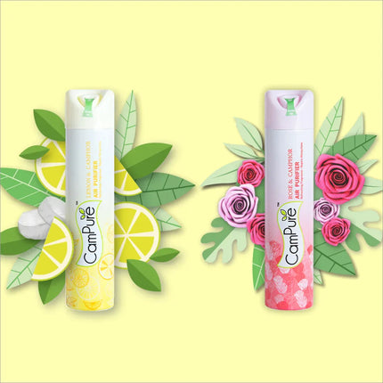 Mangalam CamPure Air Freshener - Lemon & Rose - Home