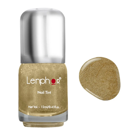 Lenphor Glitter Nail tint 12 ml - Gold Dust - NAIL PAINT