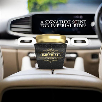 Involve Your Senses Imperial car accessories, including long lasting car perfumes to elevate any driving experience.