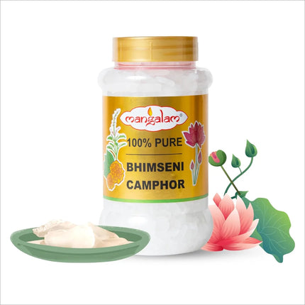 MANGALAM Bhimseni Camphor Jar - BHIMSENI CAMPHOR