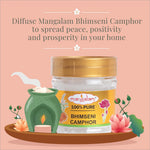 MANGALAM Bhimseni Camphor Jar - BHIMSENI CAMPHOR
