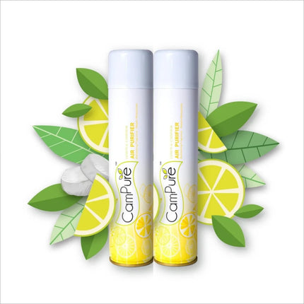 Mangalam CamPure Air Freshener - LEMON PACK OF 2 - Home