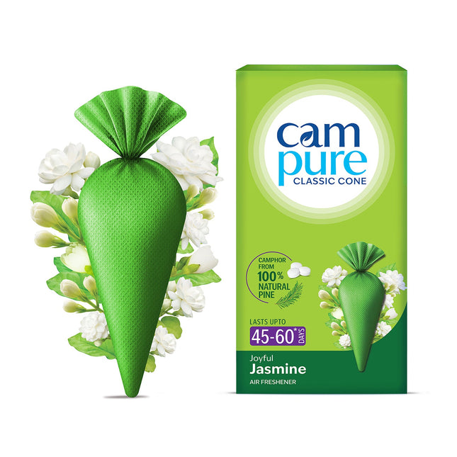 Mangalam CamPure Jasmine Camphor Cone official product image