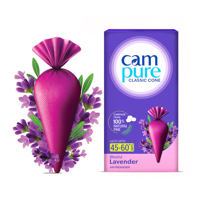 Mangalam CamPure Lavender Camphor Cone official product image