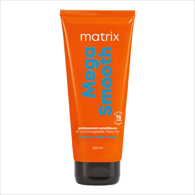 Matrix MATRIX Mega Smooth Conditioner for Frizzy, Dry Unmanageable Hair - Mega Smooth Conditioner with Shea Butter and Amino Acid, 200ml.