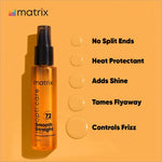 MATRIX Professional Hair Serum - Effective formula used by hairstylists for reducing frizz and improving shine.