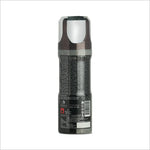 Back view of Milano Deo 200ml premium deodorant body spray by Birra, showcasing the detailed product information and ingredients with a black and silver design.