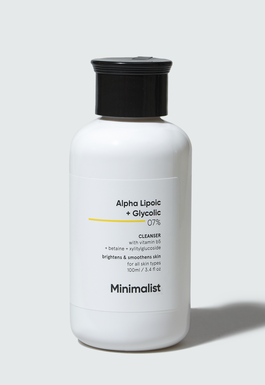 Minimalist Alpha Lipoic + Glycolic 7% Cleanser 100ml – front
