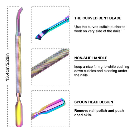 Nail Art Rainbow Cuticle Pusher S-511 - Image 5