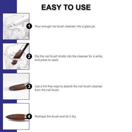 Nail Brush Cleaner 100ml - Image 5