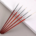 Nail Wooden Liner Brush - 2