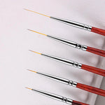 Nail Wooden Liner Brush - 3