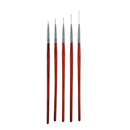 Nail Wooden Liner Brush - 6