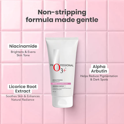 O3+ Brightening Face Wash 50ml – ingredients