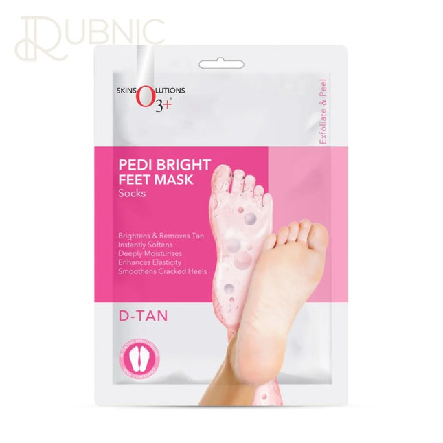 O3+ Pedi Bright Foot Socks Cream Mask - foot mask