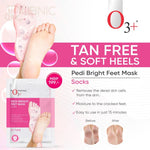 O3+ Pedi Bright Foot Socks Cream Mask - foot mask