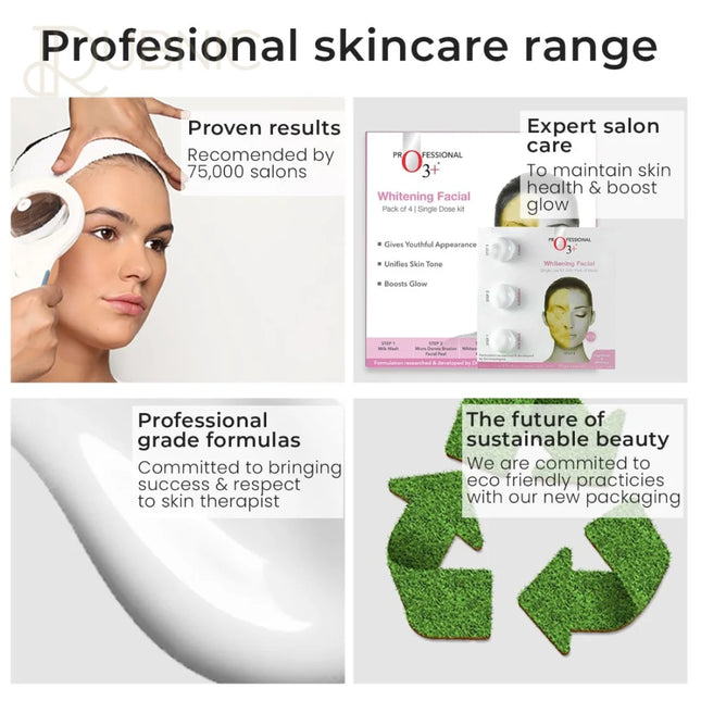 O3+ Whitening Facial Kit Pack of 4 - FACIAL KIT