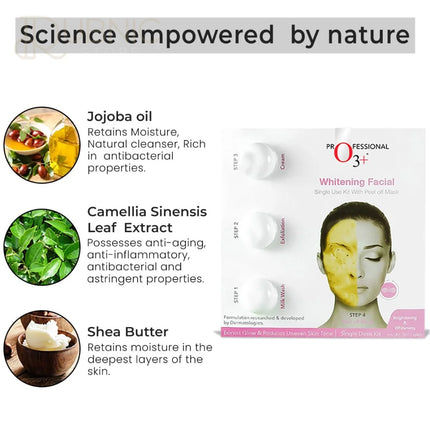 O3+ Whitening Facial Kit Pack of 4 - FACIAL KIT