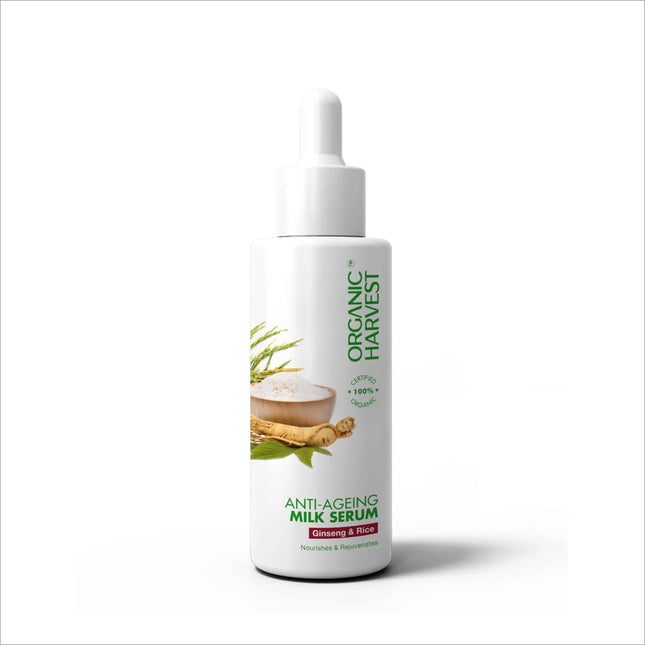 Organic Harvest Anti-Ageing Milk Serum:Ginseng & Rice - FACE