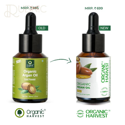 Organic Harvest Cold Pressed Organic Argan Oil - FACE OIL