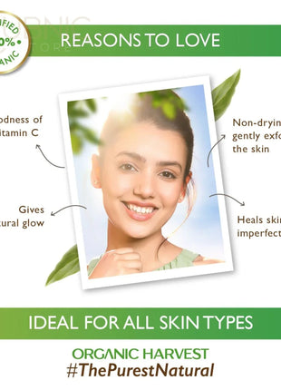 Organic Harvest Brightening Foaming Face Wash for All Skin