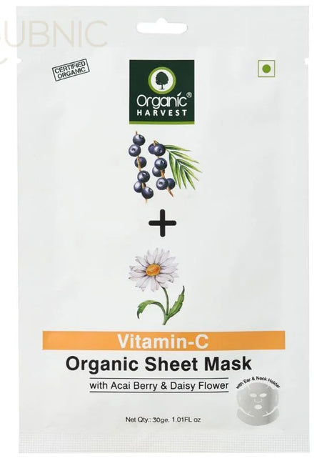 Organic Harvest Vitamin C Face Sheet Mask 20gm - SHEET MASK
