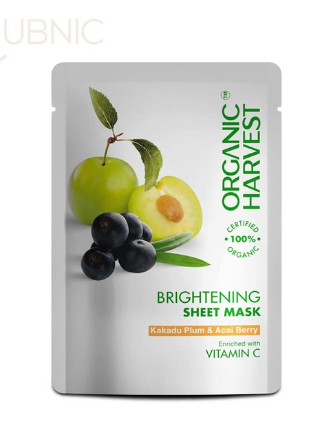Organic Harvest Vitamin C Face Sheet Mask 20gm - SHEET MASK