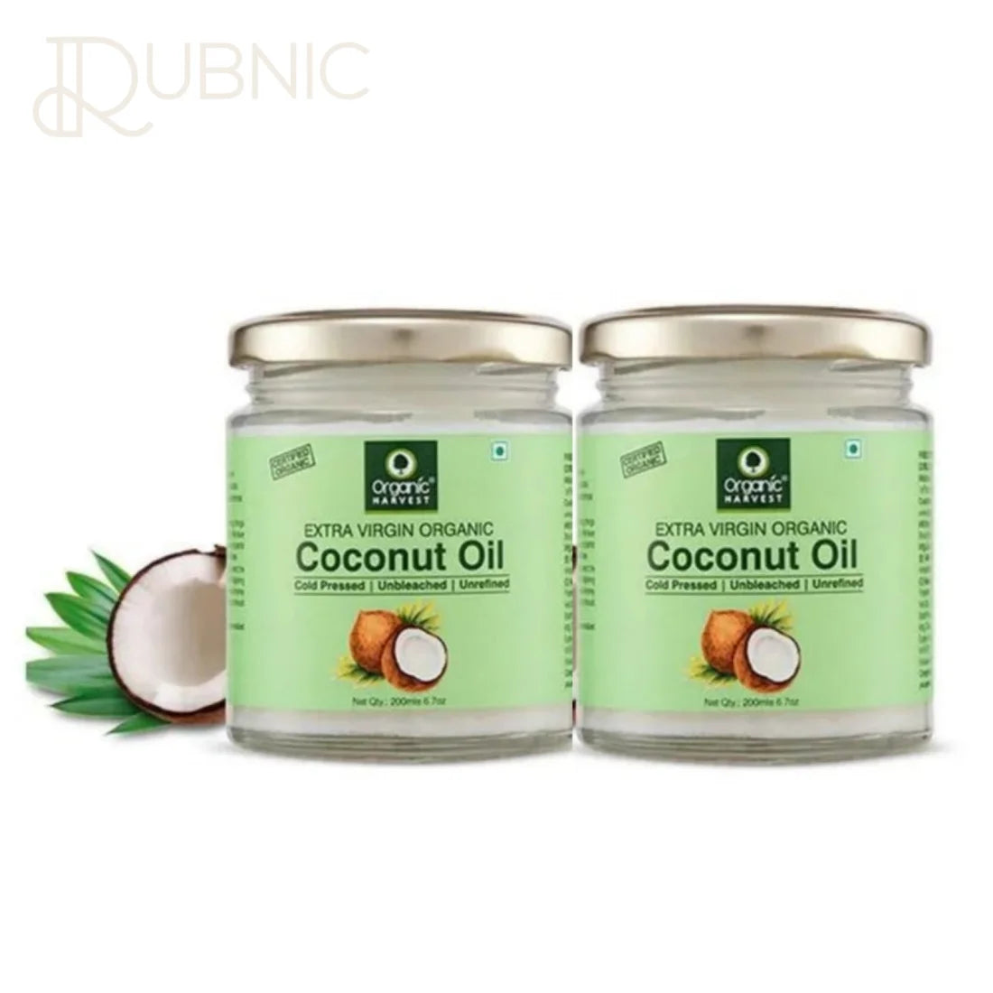 Organic Harvest Cold Pressed Extra Virgin Coconut Oil 200 ml