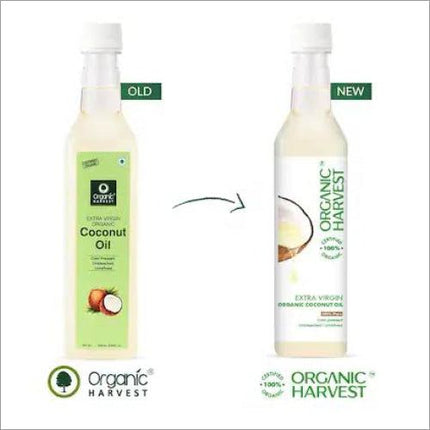 Organic Harvest Cold Pressed Extra Virgin Coconut Oil 500