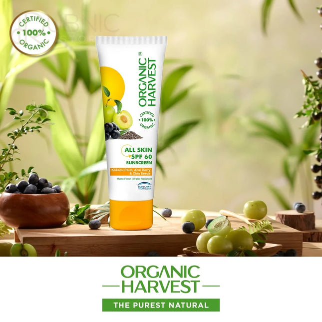 Organic Harvest Sunscreen SPF 60 For All Skin Type + Oily