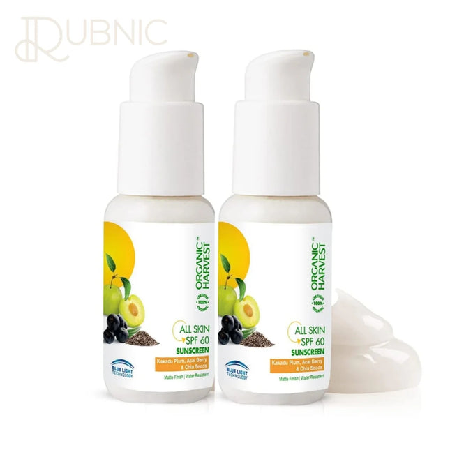 Organic Harvest Sunscreen SPF 60 with Triple Action Formula