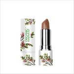 Close-up of Organic Harvest Moisture Matte Lipstick in Beetroot Red, showcasing the creamy matte texture that defines this organic matte lipstick.