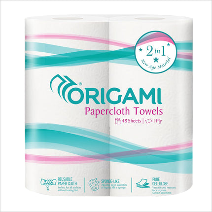 Origami 1 Ply Highly Absorbent & Reusable Paper Cloth
