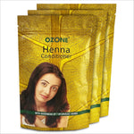 Ozone Henna (Mehndi) Powder - PACK OF 3 100 GM - MEHNDI