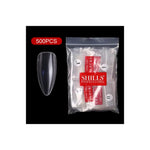 PKT 500pcs Almond Nail Tips Clear - 6