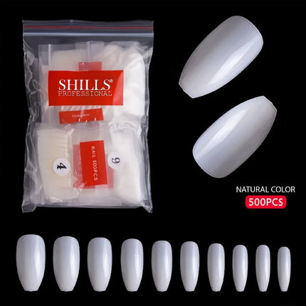 PKT 500pcs Ballet Nail Tips