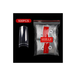 PKT 500pcs French Nail Tips Clear - 6